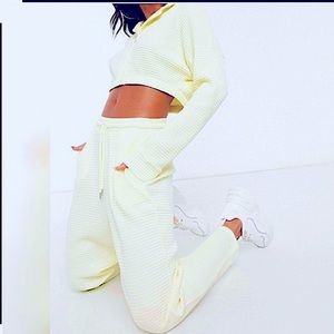 ASOS Waffle-knit Lounge Hoodie & Matching Sweats